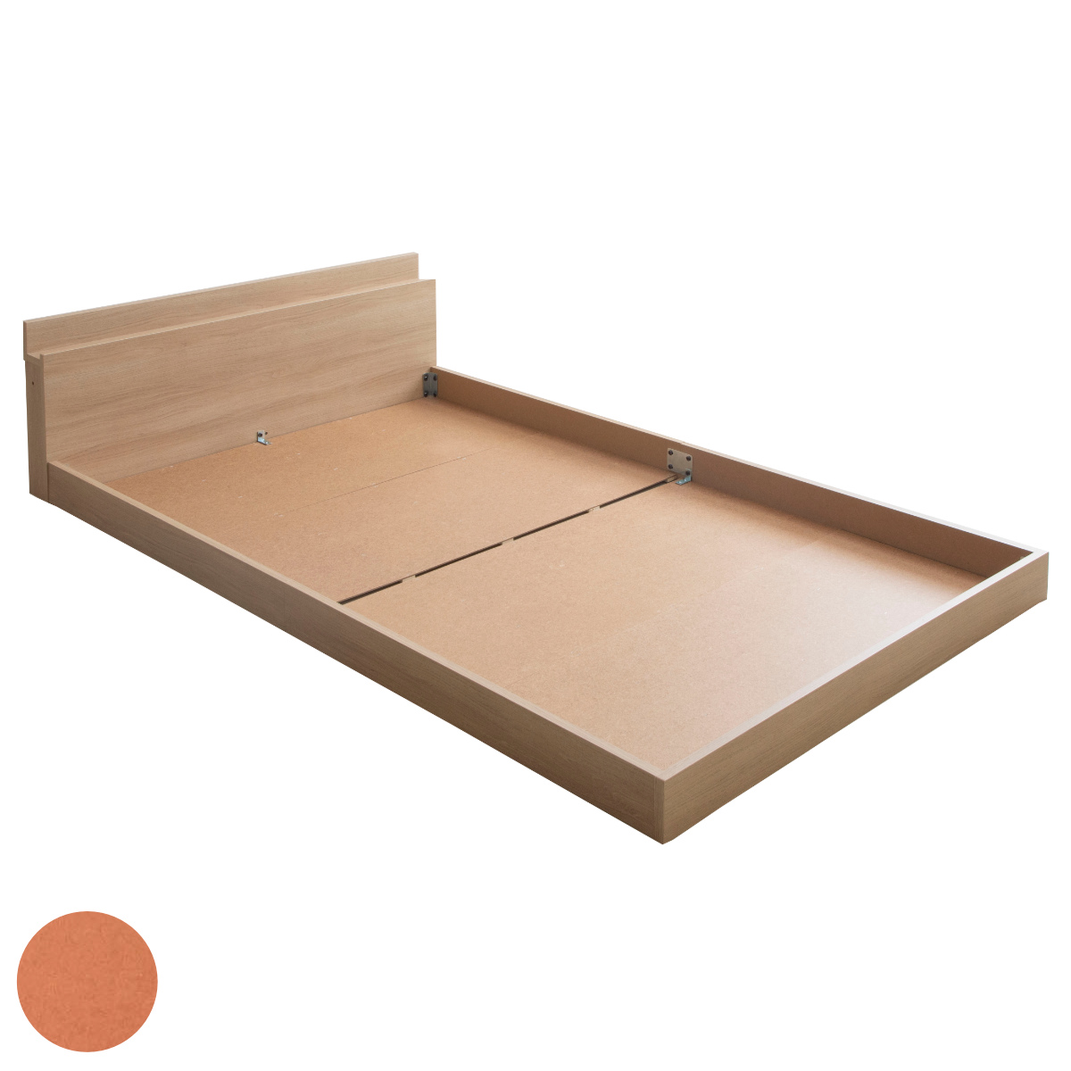 ローベッド シングル HOMURA 連結可能 日本製 Apel ( ベッド コンセント付き ベッドフレーム ロータイプ フロアベッド シングルベッド 炎 ほむら ナチュラル グレー テラコッタ ) 【テラコッタ】 テラコッタ