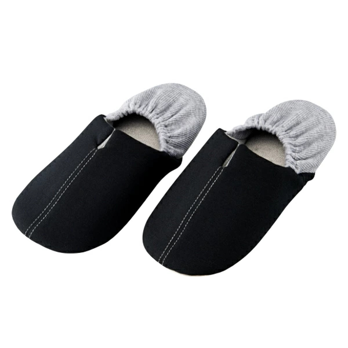 防災スリッパ L 足まもりっぱ 洗える ( 防災 ルームシューズ ルームスリッパ かかと付き スリッパ 踏み抜き防止 折り畳み 25~27cm メンズ バブーシュ 前詰まり 無地 男性 震災 災害 非常時 携帯 防災グッズ 静音 おしゃれ )