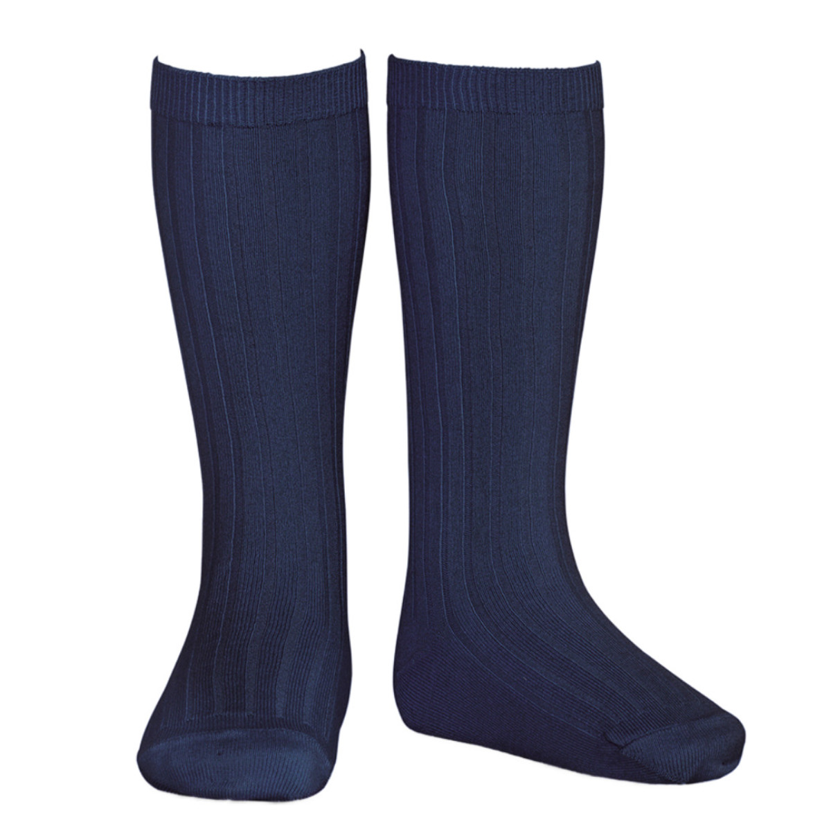 靴下 condor コンドル 14.5~24.5cm ベーシック リブ ニーハイソックス カラー1 ( ソックス 子ども用靴下 子供 くつ下 くつした キッズ ジュニア ハイソックス 丈夫 手触り 肌触り 滑らか スペイン製 おしゃれ ) 【マリーノ 8】 マリーノ 8