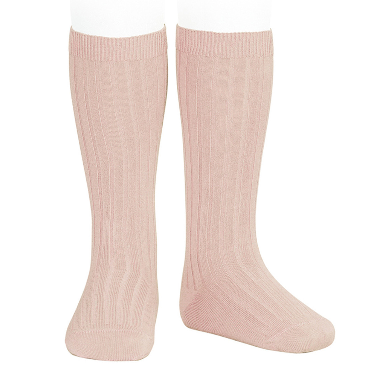 靴下 condor コンドル 14.5~24.5cm ベーシック リブ ニーハイソックス カラー1 ( ソックス 子ども用靴下 子供 くつ下 くつした キッズ ジュニア ハイソックス 丈夫 手触り 肌触り 滑らか スペイン製 おしゃれ ) 【ロサエンポルバード 8】 ロサエンポルバード 8