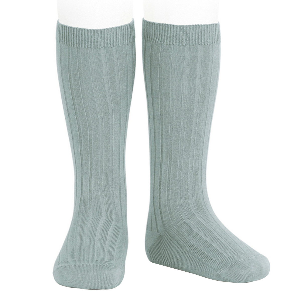 靴下 condor コンドル 14.5~24.5cm ベーシック リブ ニーハイソックス カラー1 ( ソックス 子ども用靴下 子供 くつ下 くつした キッズ ジュニア ハイソックス 丈夫 手触り 肌触り 滑らか スペイン製 おしゃれ ) 【ベルデセコ 6】 ベルデセコ 6