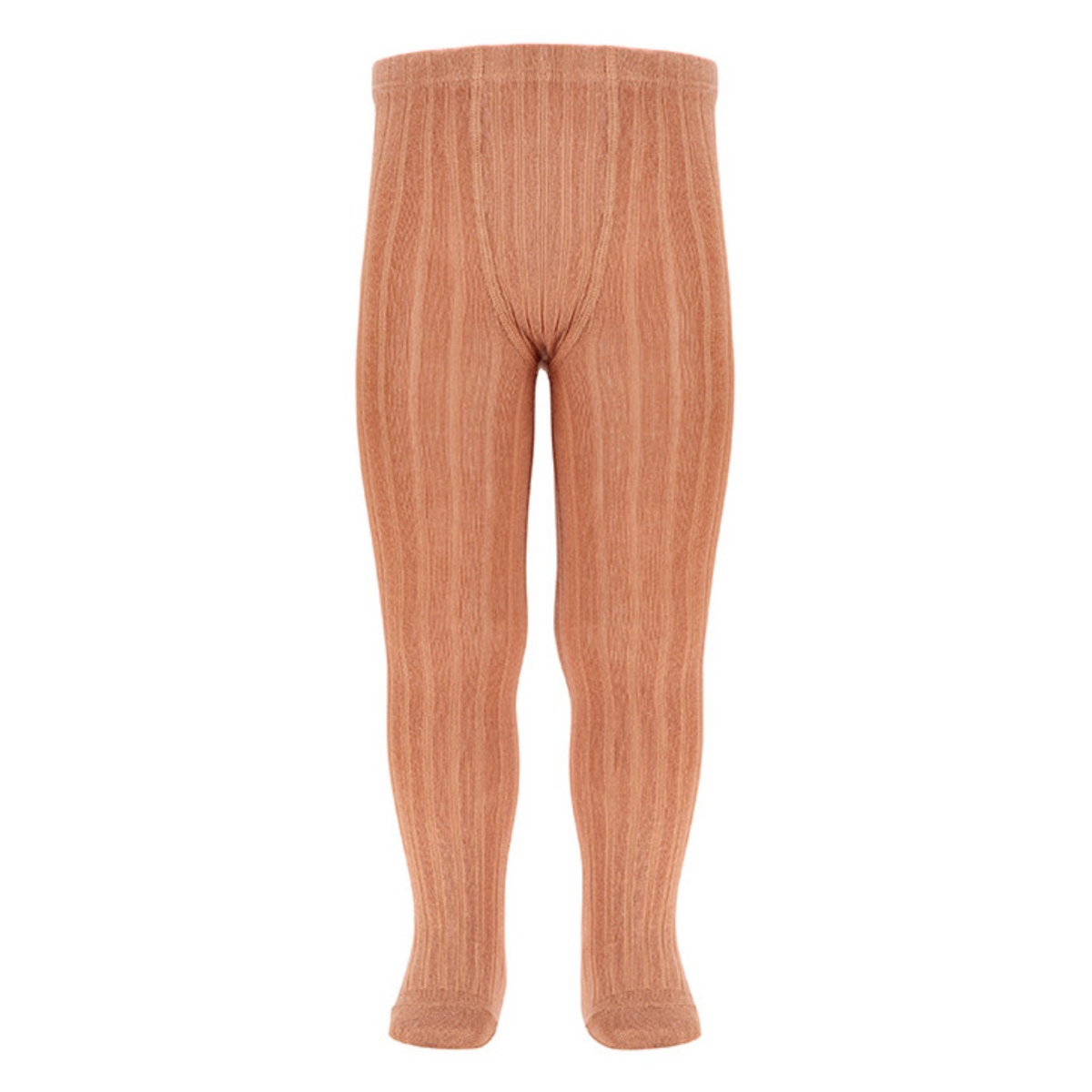 タイツ condor 子供 71~94cm ベーシック リブタイツ カラー1 ( コンドル カラータイツ 子供用タイツ ベーシックタイツ キッズ リブ 丈夫 厚手 スペイン製 子ども用タイツ 出産祝い おしゃれ ) 【ヌガー 0】 ヌガー 0