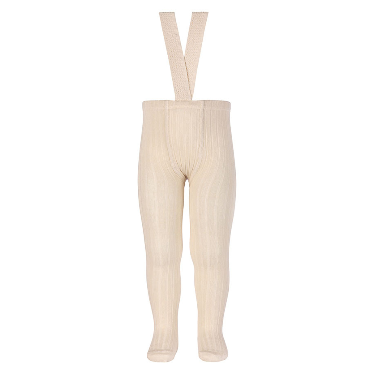 タイツ condor 子供 95~106cm サスペンダー付 リブタイツ ( コンドル キッズタイツ 子供用タイツ 子供用 キッズ サスペンダー リブ 厚手 肩ひも おしゃれ 無地 丈夫 スペイン製 ギフト ) 【リノ】 リノ
