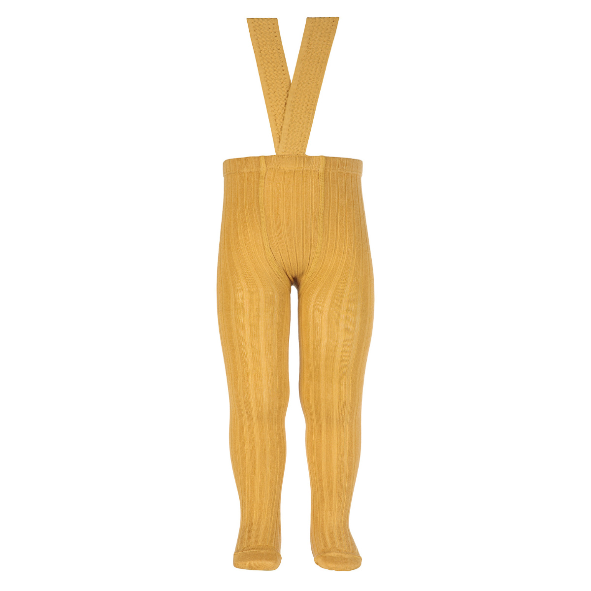 タイツ condor 子供 95~106cm サスペンダー付 リブタイツ ( コンドル キッズタイツ 子供用タイツ 子供用 キッズ サスペンダー リブ 厚手 肩ひも おしゃれ 無地 丈夫 スペイン製 ギフト ) 【モスターサ】 モスターサ