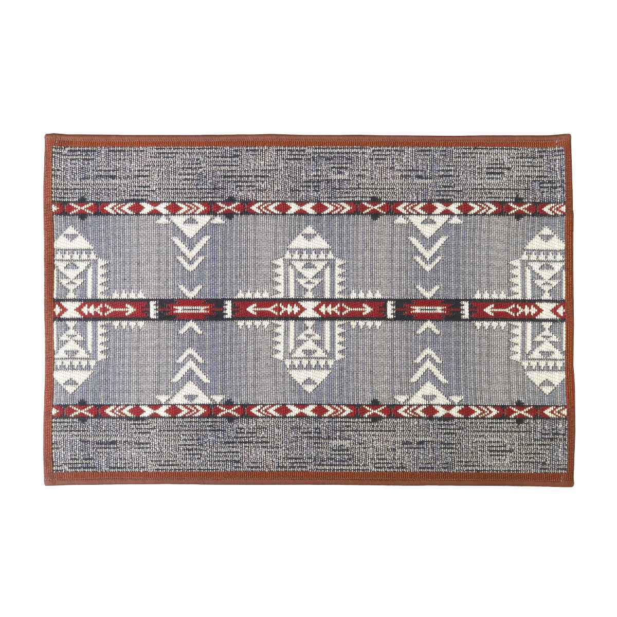 玄関マット POSTGENERAL トゥーゴーマット 50×80cm 屋内 屋外 兼用 ( 玄関 マット ラグ オールシーズン 洗濯OK 洗える ネイティブ 柄 アウトドア キャンプ アクセントマット 薄い インテリア 幅80cm ) 【ネイティブベージュ】 ネイティブベージュ