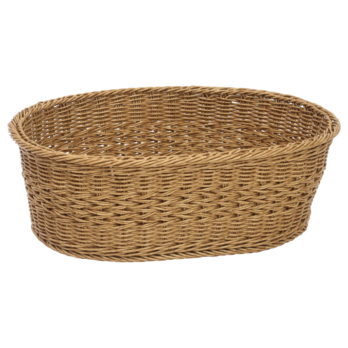 バスケット ユティルナイール かご オーバル ( 幅47×奥行38×高さ16cm 洗える収納ボックス 水洗い カゴ 洗えるバスケット 収納 天然素材風 小物収納 収納かご 収納ケース お手入れ簡単 軽量 柔軟性 しなやか ささくれない )