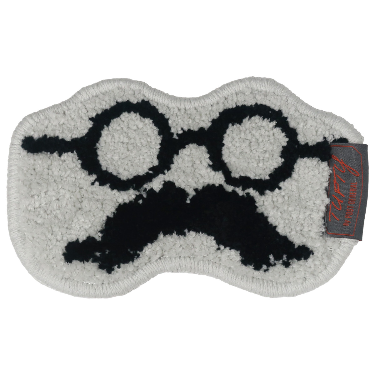 マット 小物置き タフティーグラシーズマット 室内 ( 敷き物 ミニマット タフティング 眼鏡置き スマホ置き 洗える 玄関周り インテリア 雑貨 幅23cm デスク ベッドサイド 時計 スマホ 鍵 置き コンパクト 小さめ ふわふわ ) 【グレー】 グレー