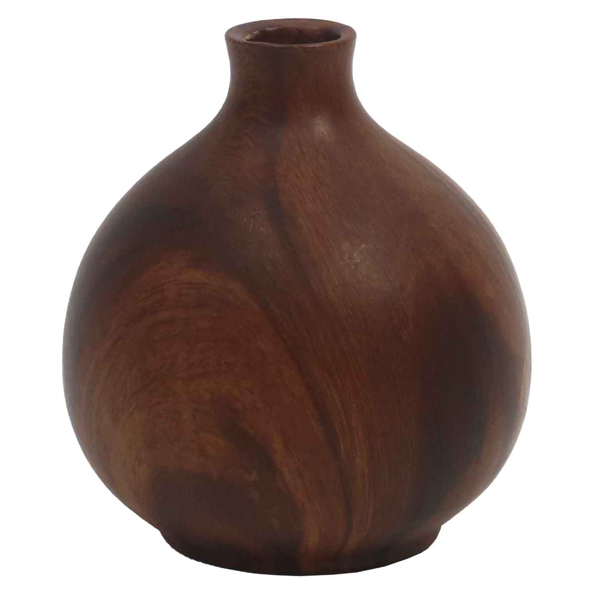 花瓶 シナリーグレインベース テディ ( 花ビン 花びん 花器 フラワーベース フラワー 花 飾る 花入れ 陶器製 陶器 木目調 おしゃれ 一輪挿し )