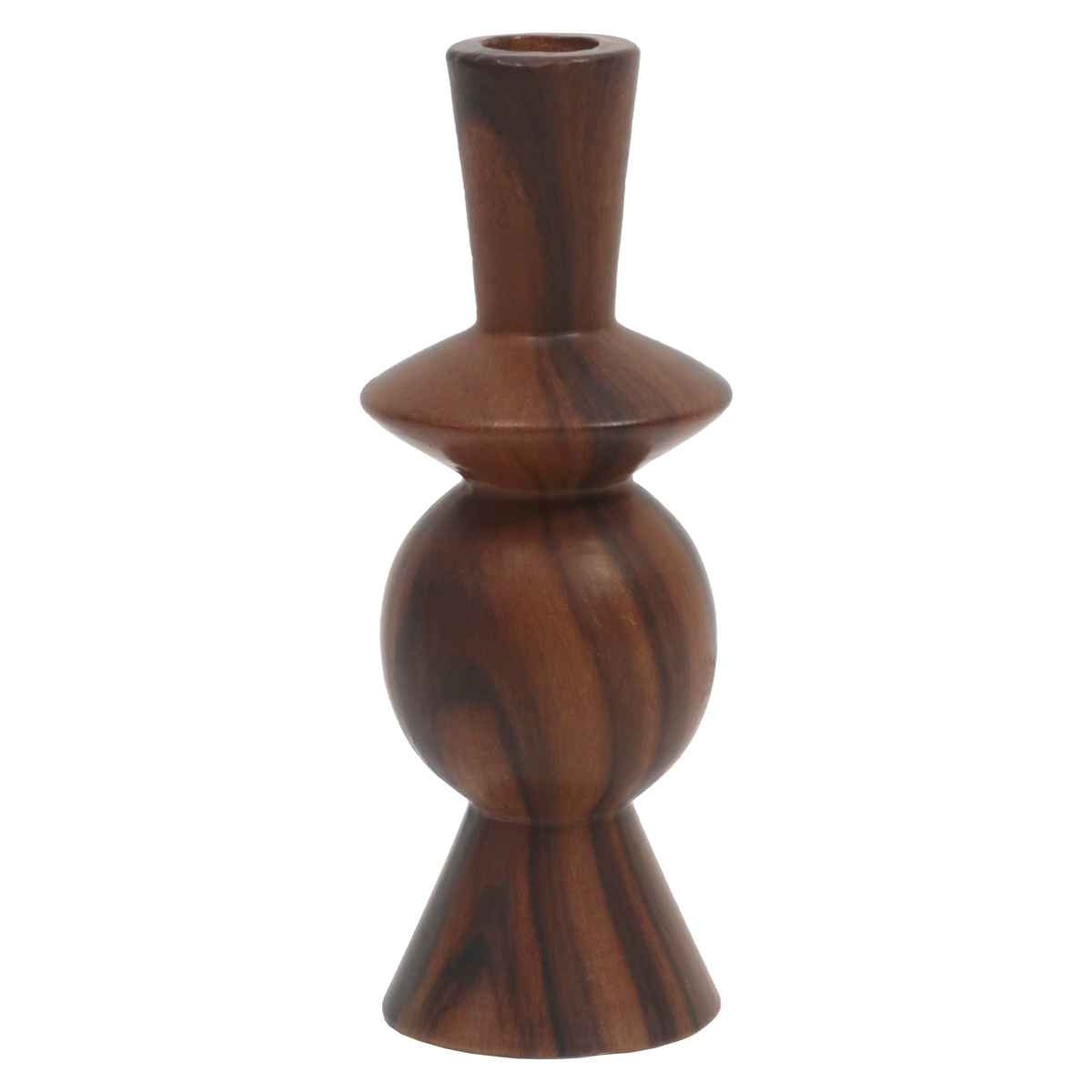 花瓶 シナリーグレインベース ルーカス ( 花ビン 花びん 花器 フラワーベース フラワー 花 飾る 花入れ 陶器製 陶器 木目調 おしゃれ 一輪挿し )