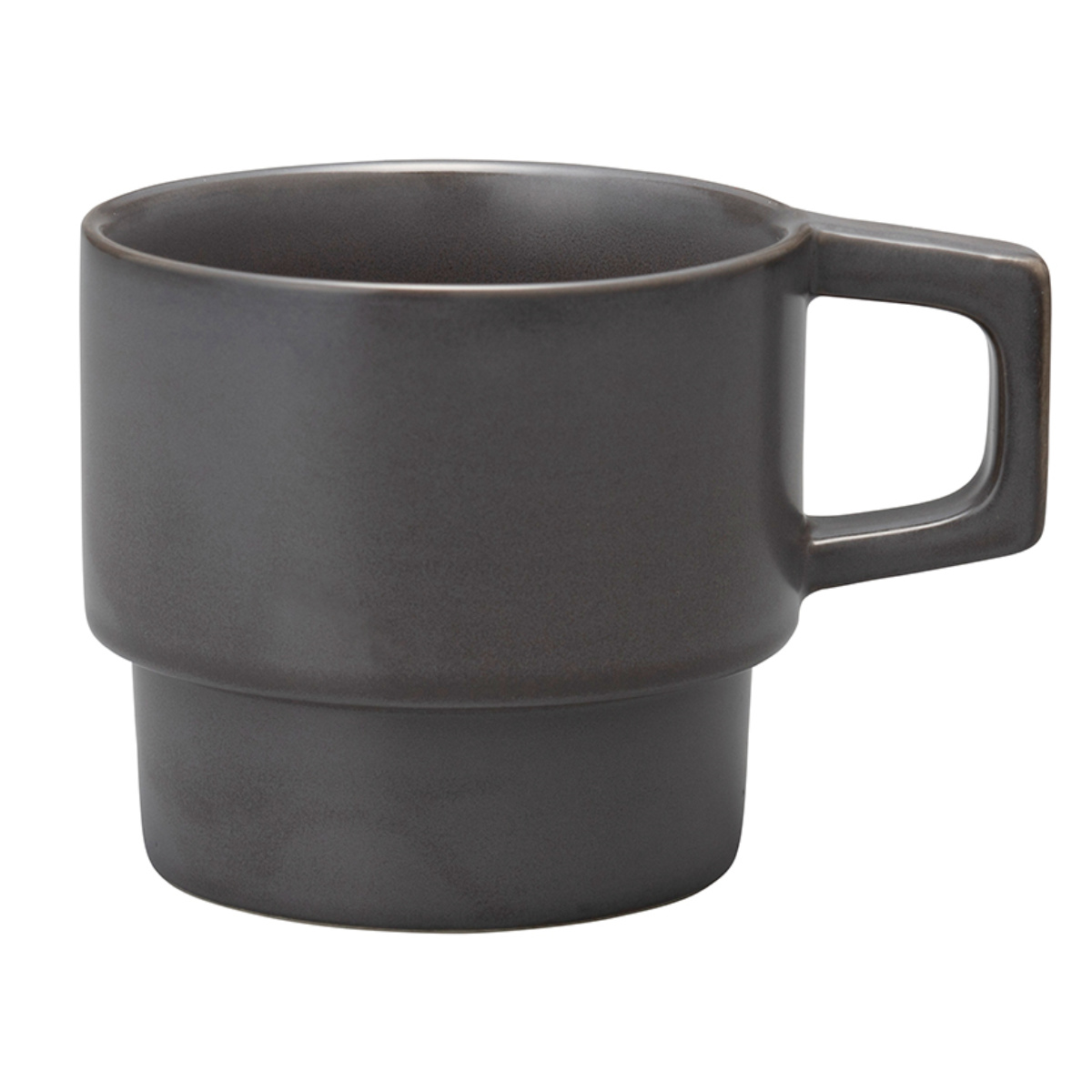 マグカップ 150ml スタッキング AND FELLOWS 陶器 ( 食洗機対応 電子レンジ対応 マグ カップ コップ 陶器製 積み重ね コンパクト キャンプ アウトドア レジャー ピクニック コーヒー 紅茶 おしゃれ )【 グレー 】 グレー