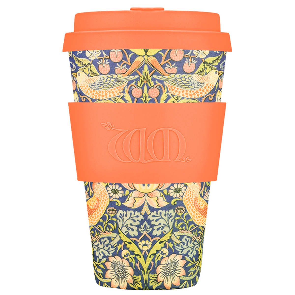 タンブラー 400ml エコーヒーカップ Ecoffee Cup 14oz WMG ( BPAフリー 天然素材 コーヒー カップ 蓋付 シリコン 持ち運び おしゃれ かわいい リユース サスティナブル ウィリアム モリス WILLIAM MORRIS ) 【Thief】 Thief