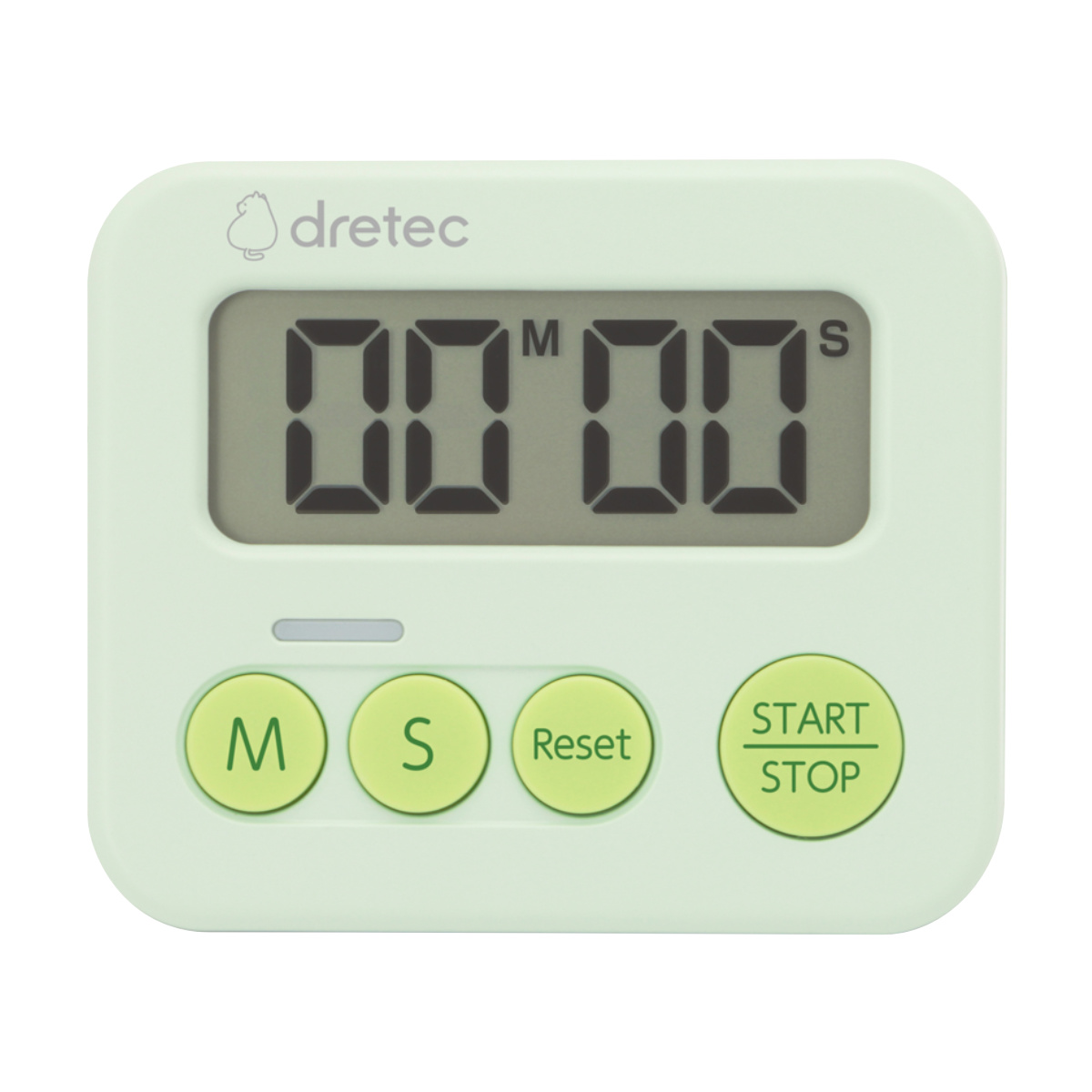 キッチンタイマー 3ランプタイマー 置き型 マグネット付き ドリテック ( dretec デジタル タイマー マグネット スタンド キッチン 料理 学習 勉強 簡単 シンプル 見やすい カウントダウン カウントアップ 音量調節 かわいい ) 【グリーン】 グリーン