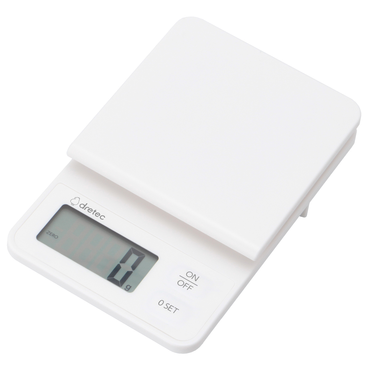 デジタルスケール 1kg ルクーム 計量器 ドリテック ( dretec スケール キッチンスケール クッキングスケール デジタル 電池式 計量 家庭用 はかり 計り 量り コンパクト 料理 お菓子づくり 下ごしらえ おしゃれ )