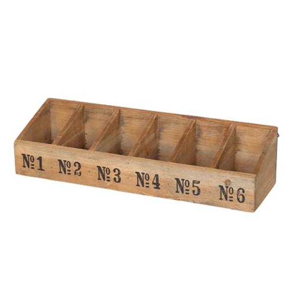 Dショッピング 小物収納 ダルトン Dulton Wooden Box 6 Sections ウッデン ボックス 木製 小物入れ 収納ケース 収納ボックス ボックス ケース 仕切あり 小物 道具入れ 整理整頓 整理 ヴィンテージ感 Diy風 カテゴリ 収納ケースの販売できる商品 リビングート