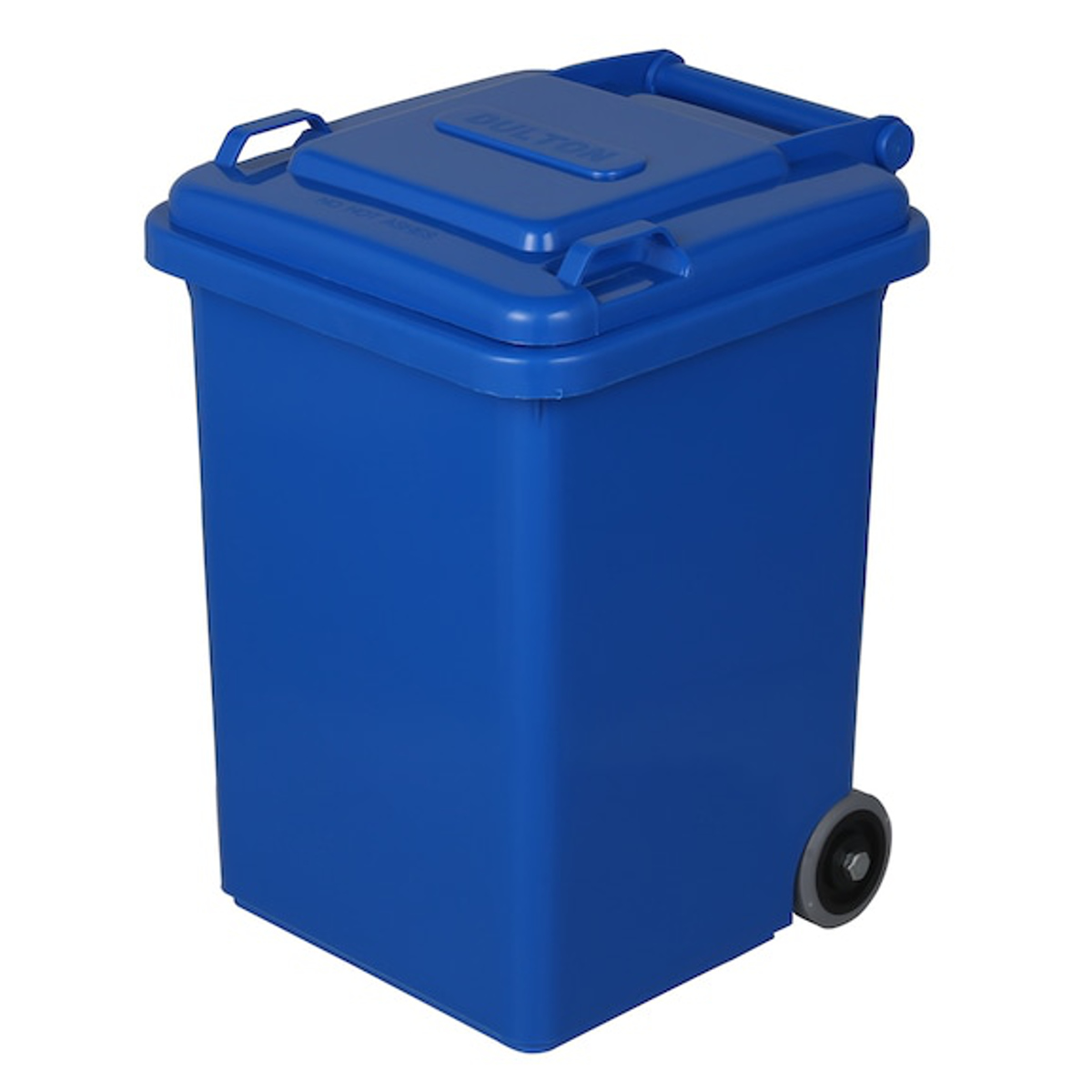 ゴミ箱 18L ダルトン DULTON 屋外兼用 プラスチックトラッシュカン ( ごみ箱 18リットル 蓋つき キャスター付き 排水栓 キッチン リビング アメリカン ダストボックス ごみばこ ふた付き 袋 見えない おしゃれ アメリカ ) 【ブルー】 ブルー