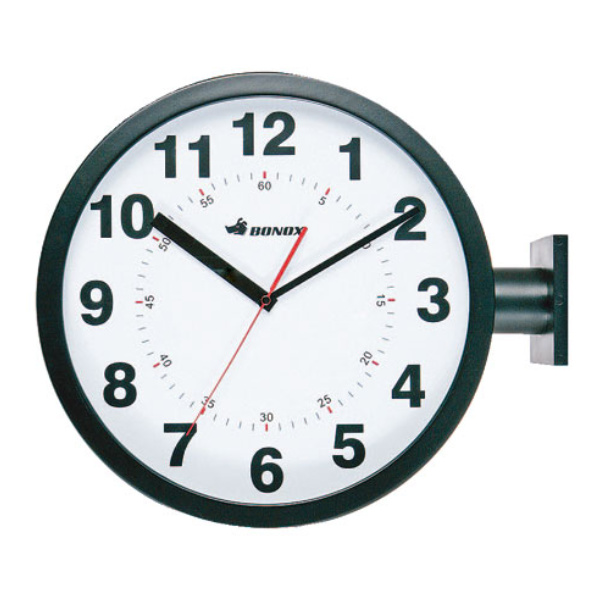 両面時計 ダルトン DULTON ダブルフェイス ウォールクロック 掛け時計 壁掛け 時計 置き時計 （ 壁掛け時計 掛時計 アナログ シンプル  インテリア クロック とけい ） 【ブラック】