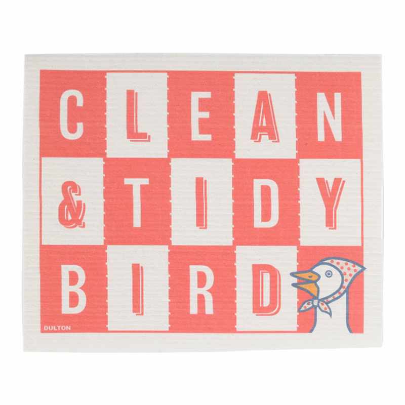 キッチンクロス ふきん ダルトン CELLULOSE CLOTH Lサイズ ( DULTON スポンジワイプ スポンジクロス セルロース 水切りマット 布巾 台拭き 食器拭き 水切り キッチンタオル テーブル布巾 大判 吸水 速乾 ) 【オレンジ】 オレンジ