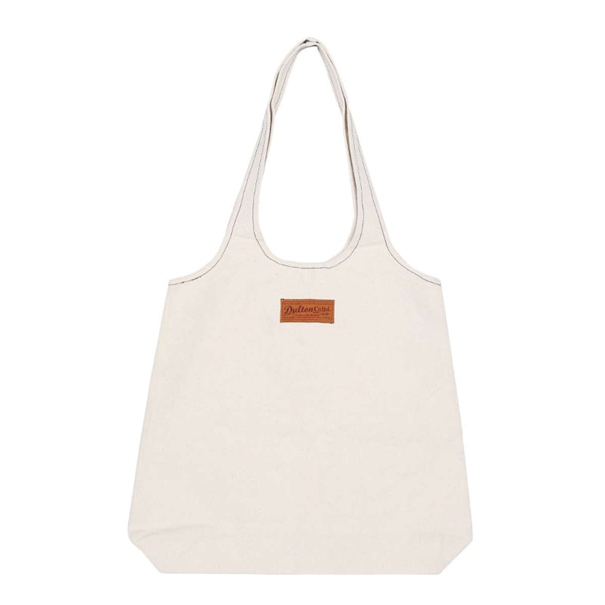 ダルトン エコバッグ ROUGHLY BAG コットン100% 洗濯 ( DULTON マイバッグ トートバッグ 買い物バッグ レジ袋 レジバッグ 手提げ袋 買い物袋 サブバッグ マルシェバッグ 肩掛け 洗える コットン おしゃれ カジュアル ユニセックス ) 【ナチュラル】 ナチュラル