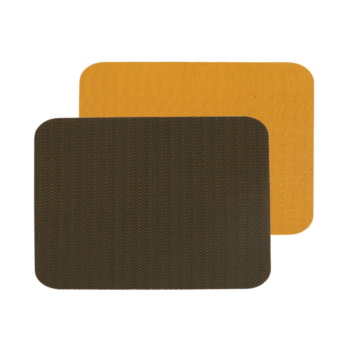 ダルトン ランチョンマット PLACE MAT HERRINGBONE SQ ( DULTON 48×35cm おしゃれ 角型 角 四角 洗える レクタングル リバーシブル 両面 プレイスマット ランチマット テーブルウェア インテリア キッチン用品 ) 【グリーン×イエロー】 グリーン×イエロー