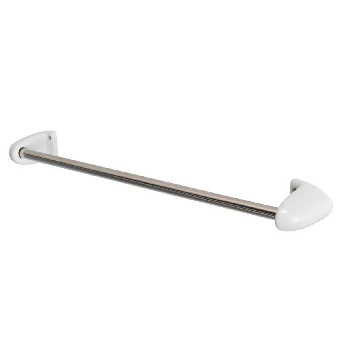 ダルトン DULTON タオルバー PORCELAIN TOWEL BAR ( タオルハンガー タオル掛け 磁器 ステンレス ポーセリン タオル バー タオルかけ バータイプ ステンレス製 陶磁器 洗面所 トイレ シルバー )