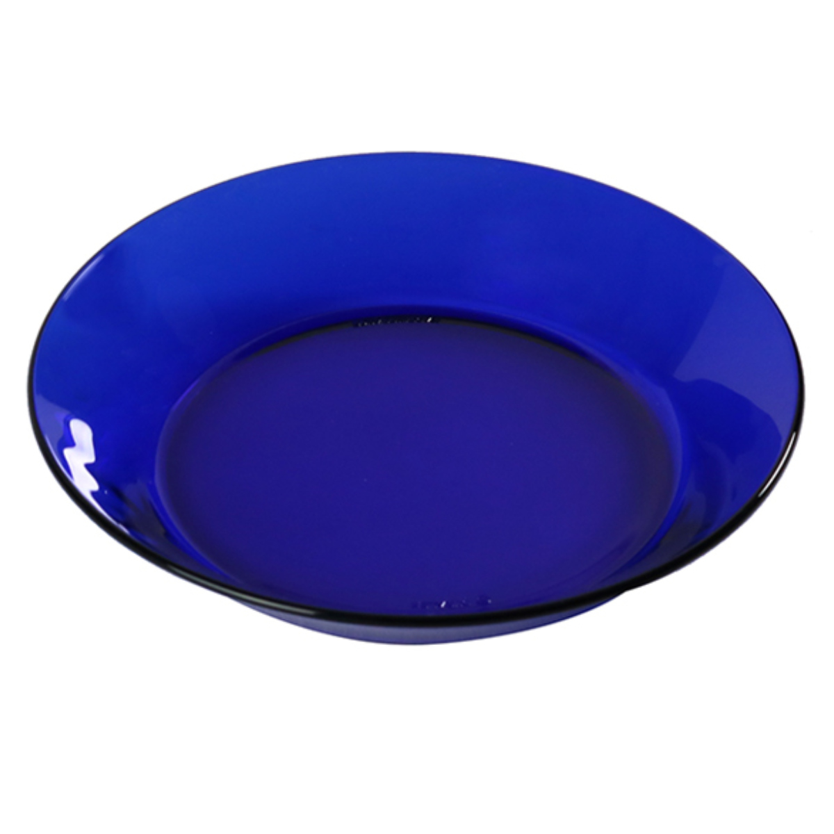 DURALEX デュラレックス スーププレート 19.5cm ( リススタック ジャングルグリーン サファイア 食洗機対応 電子レンジ対応 食器 皿 強化ガラス お皿 深皿 カレー皿 ガラス ガラス製 ガラスプレート ) 【サファイア】 サファイア