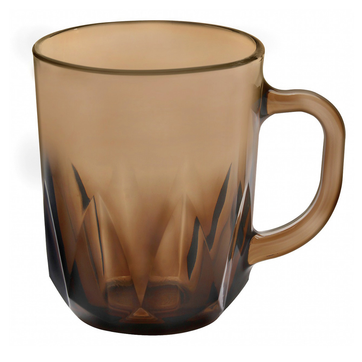 DURALEX デュラレックス ルクソールマグ 250ml ( マグカップ コップ グラス ガラス 強化ガラス 電子レンジ対応 食洗機対応 熱湯OK おしゃれ かわいい マグ カップ ガラスマグ 紅茶 コーヒー ハーブティー ティータイム ) 【スモーク】 スモーク