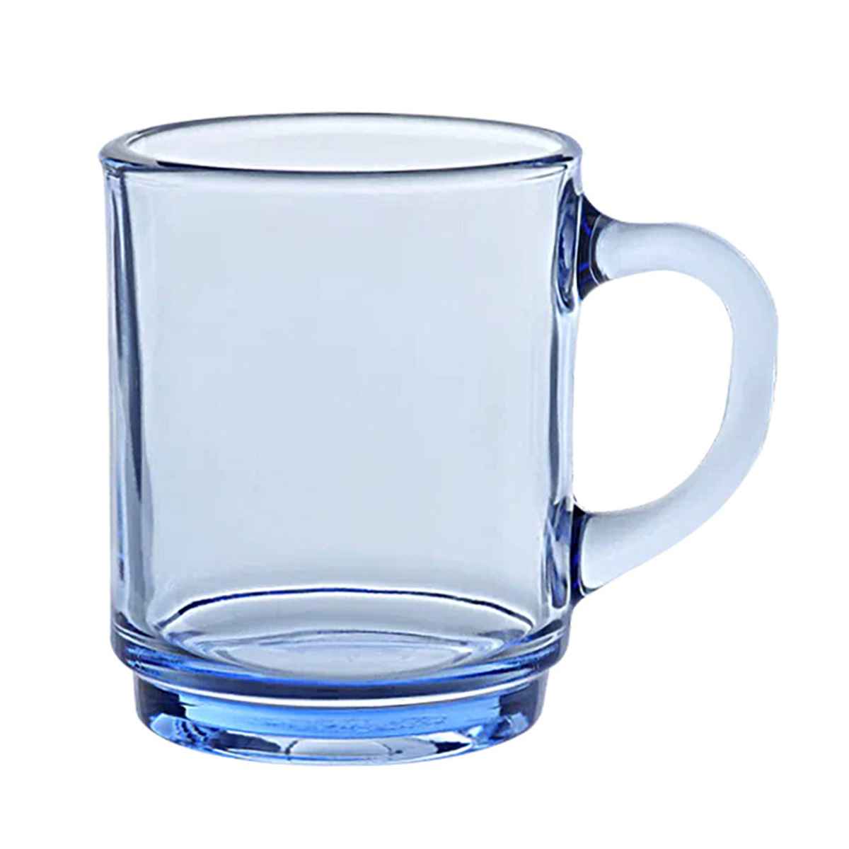 DURALEX デュラレックス マグカップ 260ml 同色6個セット ( 食洗機対応 電子レンジ対応 強化ガラス スタッキングOK 食器 マグ ガラス製 アンバー スモーク グリーン ピンク マリン プラム グレー サファイア ) 【マリン】 マリン