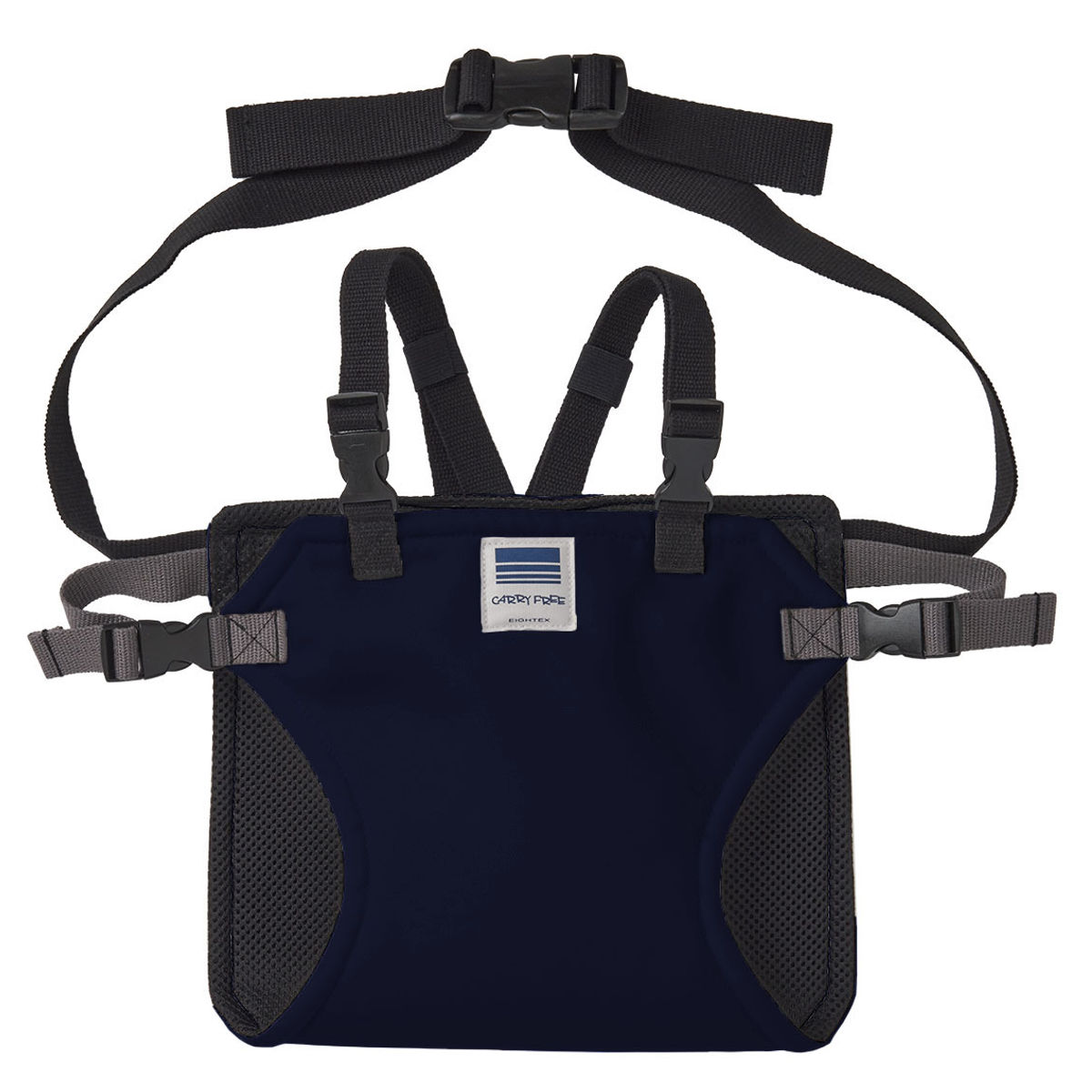 チェアベルト ホールド プラス ベビー ベビーチェア 日本製 腰ベルト ( キャリフリー 赤ちゃん キッズ キッズ肩ベルト 立ち上がり防止 ベルト肩付き 防汚 椅子ベルト チェアーベルト 補助ベルト コンパクト 食事 離乳食 お出かけ ) 【ネイビー】 ネイビー