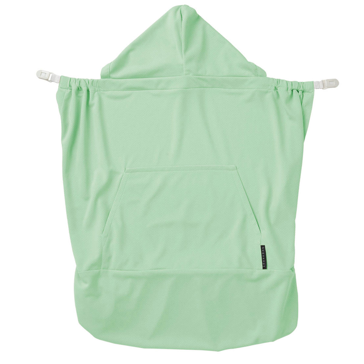 抱っこひも 遮熱効果 ユグノー シャダンケープ +AIR ケープ 夏 日除け UV ( 抱っこ紐 ベビーカー 暑さ対策グッズ 抱っこ紐カバー ベビー UVカット 紫外線対策 ハンディファン 保冷剤 対応 ポケット 防寒ケープ 授乳ケープ ) 【ミントグリーン】 ミントグリーン