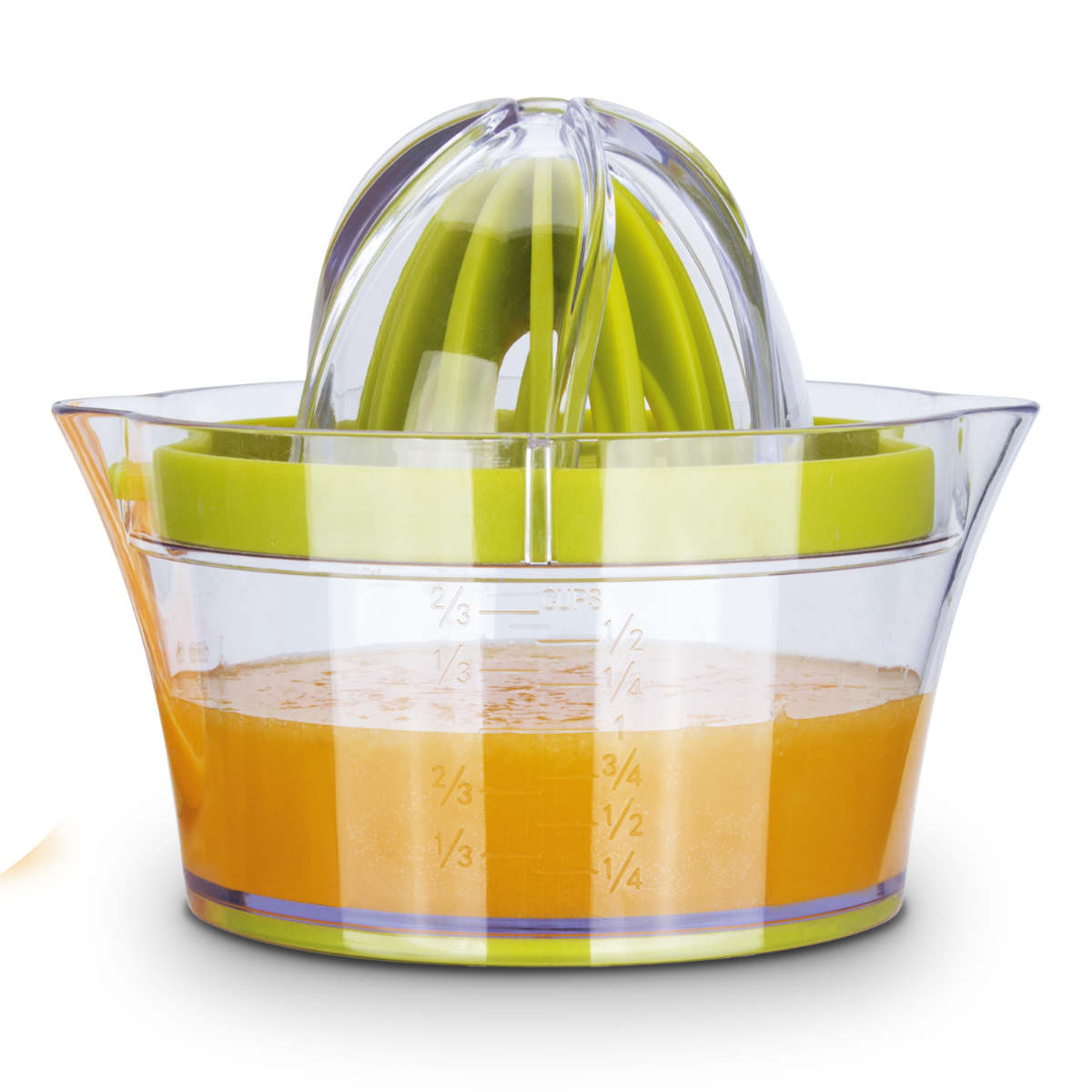 EKO ジュース＆おろしセット おろし器 しぼり器 食洗機対応 （ フルーツ 果物 ジュース 手動 搾り器 手搾り 絞り おろし カップ付き 簡単 便利 受け皿 くだもの オレンジ グレープフルーツ レモン れもん ライム ）