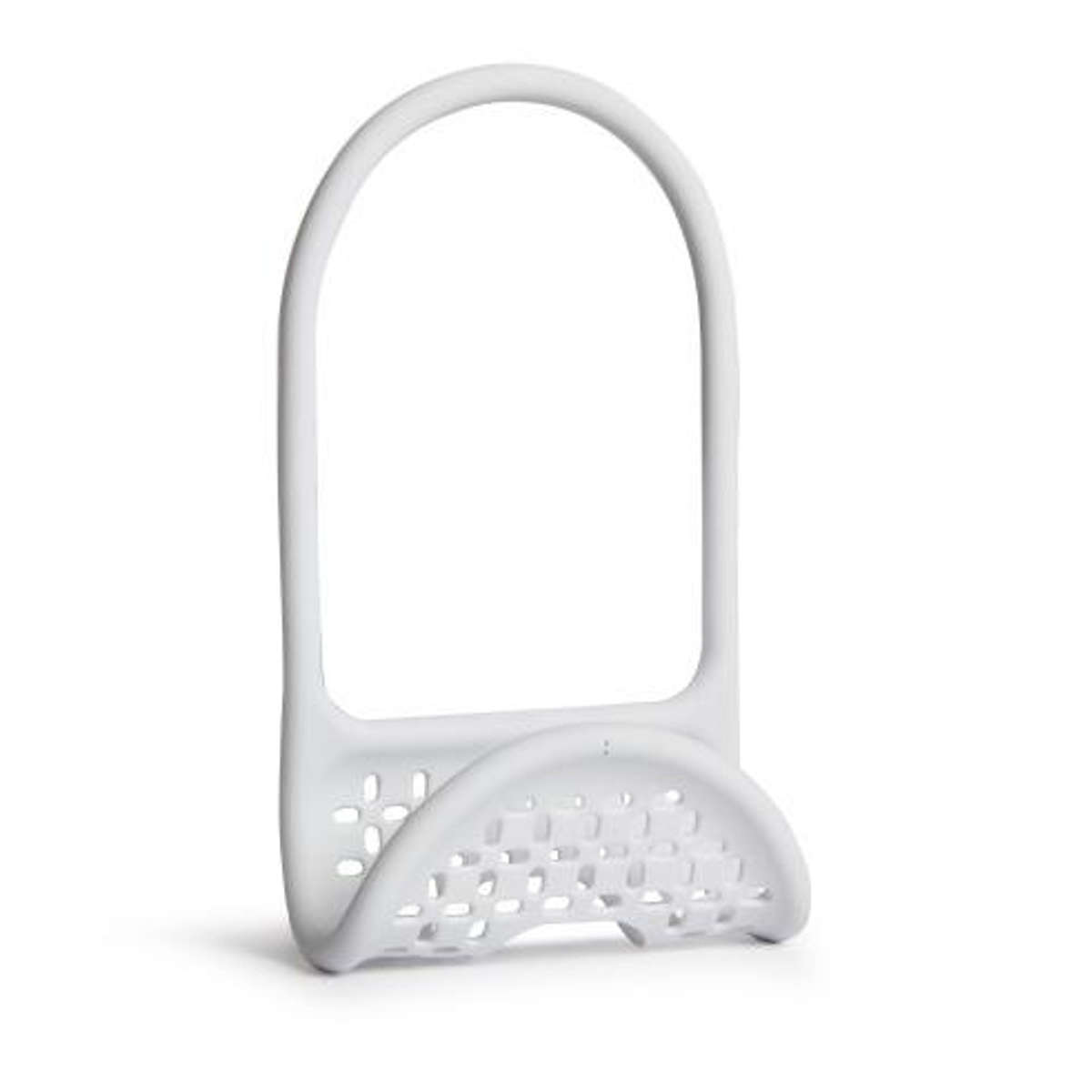 スポンジラック Umbra アンブラ スリング シンクキャディー ブラシ スポンジ置き 排水穴付き ( スポンジホルダー スポンジ入れ ブラシホルダー ブラシラック スポンジ収納 シンク用品 シンク周り 水周り用品 水まわり用品 ) 【ホワイト】 ホワイト