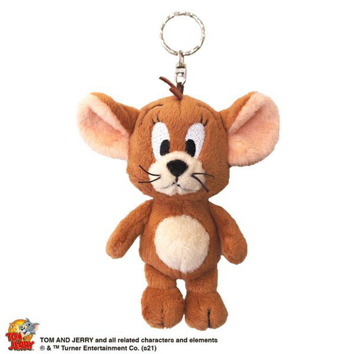 キーホルダー ビーンバッグ トムとジェリー ヒヨコ ギズモ マスコット ( NICI ニキ ぬいぐるみ キーチェーン キーリング 雑貨 カバン ストラップ バッグチャーム ふわふわ プレゼント ギフト かわいい 中学生 高校生 ) 【ジェリー】 ジェリー