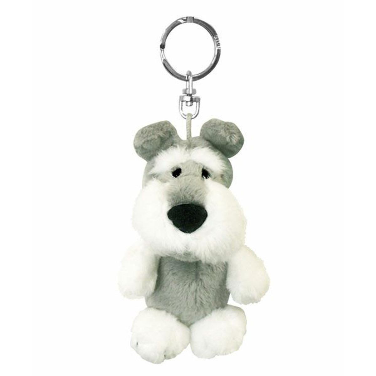 キーホルダー ビーンバッグ アニマル ユニコーン マスコット 10cm ( NICI ニキ ぬいぐるみ キーチェーン キーリング 動物 雑貨 カバン ストラップ バッグチャーム ふわふわ プレゼント ギフト かわいい おしゃれ 中学生 高校生 ) 【シュナウザー】 シュナウザー