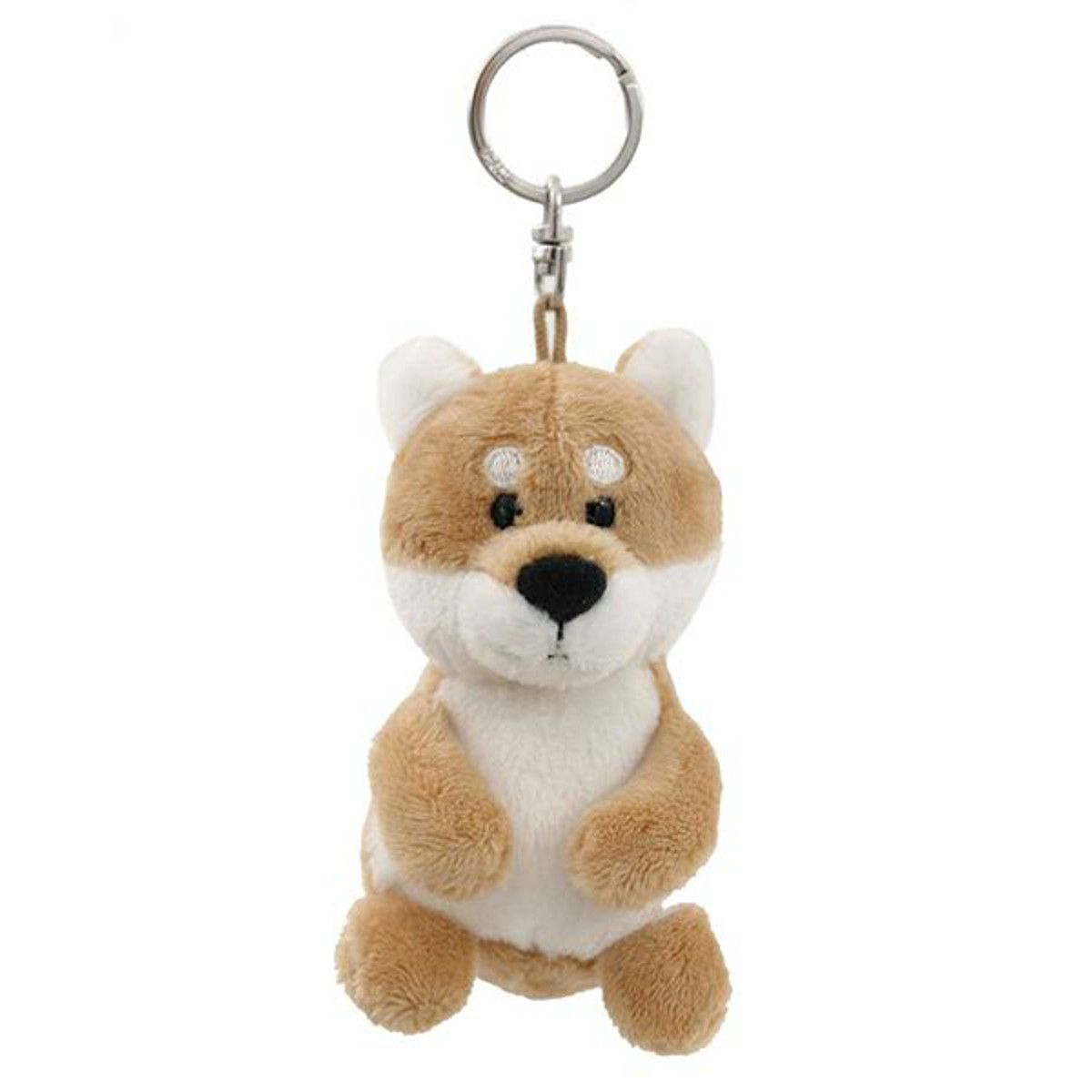 キーホルダー ビーンバッグ アニマル ユニコーン マスコット 10cm ( NICI ニキ ぬいぐるみ キーチェーン キーリング 動物 雑貨 カバン ストラップ バッグチャーム ふわふわ プレゼント ギフト かわいい おしゃれ 中学生 高校生 ) 【シバイヌ】 シバイヌ