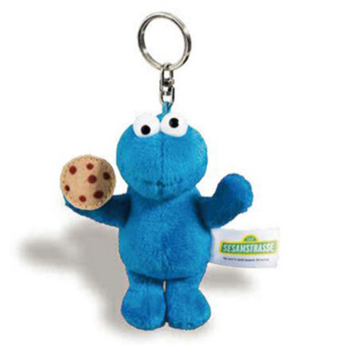 キーホルダー ビーンバッグ サニーデイズ セサミストリート 10cm ( NICI ニキ ぬいぐるみ キーチェーン キーリング 雑貨 カバン ストラップ バッグチャーム ふわふわ プレゼント ギフト かわいい 中学生 高校生 ) 【クッキーモンスター】 クッキーモンスター