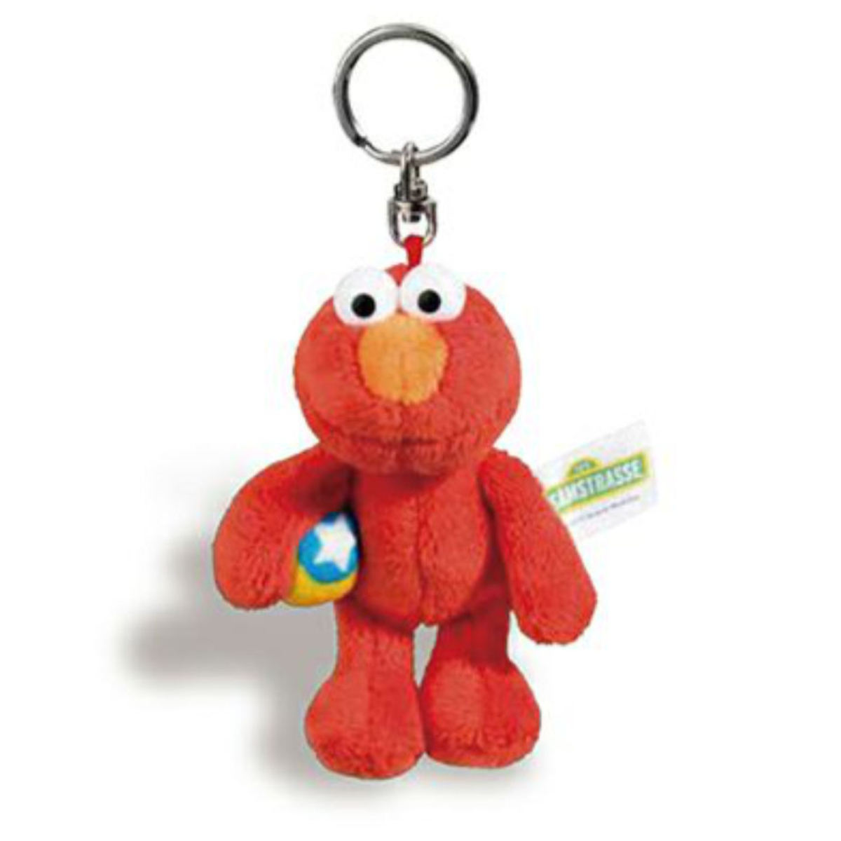 キーホルダー ビーンバッグ サニーデイズ セサミストリート 10cm ( NICI ニキ ぬいぐるみ キーチェーン キーリング 雑貨 カバン ストラップ バッグチャーム ふわふわ プレゼント ギフト かわいい 中学生 高校生 ) 【エルモ】 エルモ