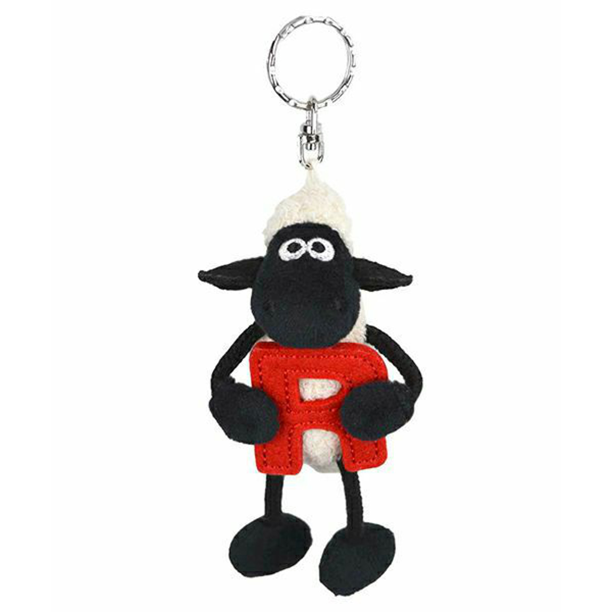 キーホルダー ビーンバッグ ひつじのショーン アルファベット フジサン ハチマキ マスコット 10cm ( NICI ニキ ぬいぐるみ キーチェーン キーリング 雑貨 ストラップ バッグチャーム ふわふわ プレゼント ギフト かわいい おしゃれ ) 【R】 R