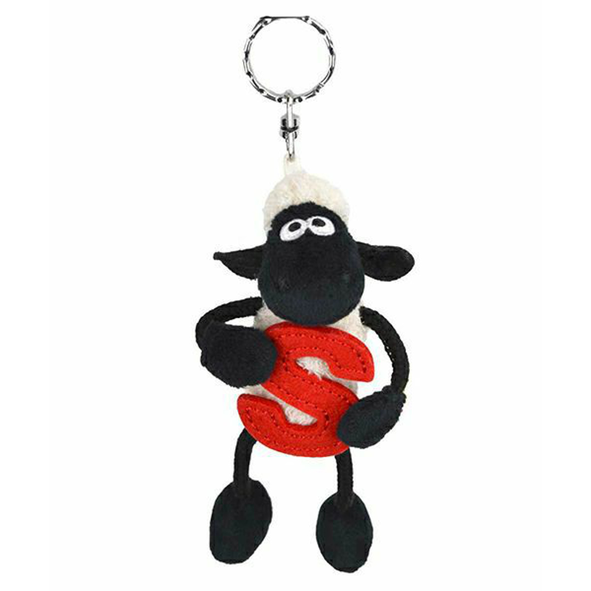 キーホルダー ビーンバッグ ひつじのショーン アルファベット フジサン ハチマキ マスコット 10cm ( NICI ニキ ぬいぐるみ キーチェーン キーリング 雑貨 ストラップ バッグチャーム ふわふわ プレゼント ギフト かわいい おしゃれ ) 【S】 S