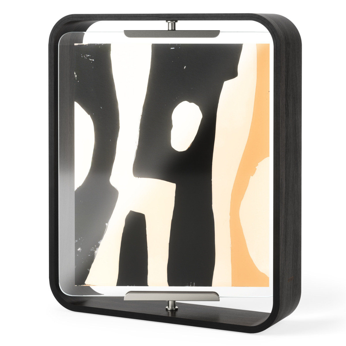 Umbra フォトフレーム ベルウッドデスクフレーム 26×31cm 木製 ガラス ( 写真立て 写真 フレーム 木 縦 横 6切 大きめ 六つ切り 回転 角度調整 おしゃれ フォト 飾る インテリア 玄関 リビング ) 【ブラック】 ブラック