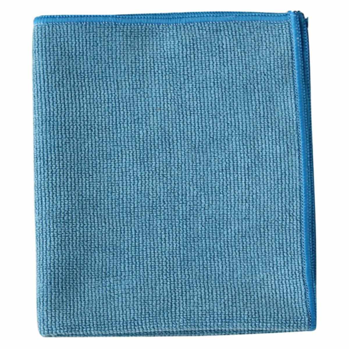 ふきん ニットクロス 掃除 水だけで簡単 洗濯機OK 多用途 ( クロス 掃除用 雑巾 水だけでOK 拭き掃除 ほこり取り 家電掃除 丈夫 掃除用品 掃除グッズ ) 【ブルー】 ブルー