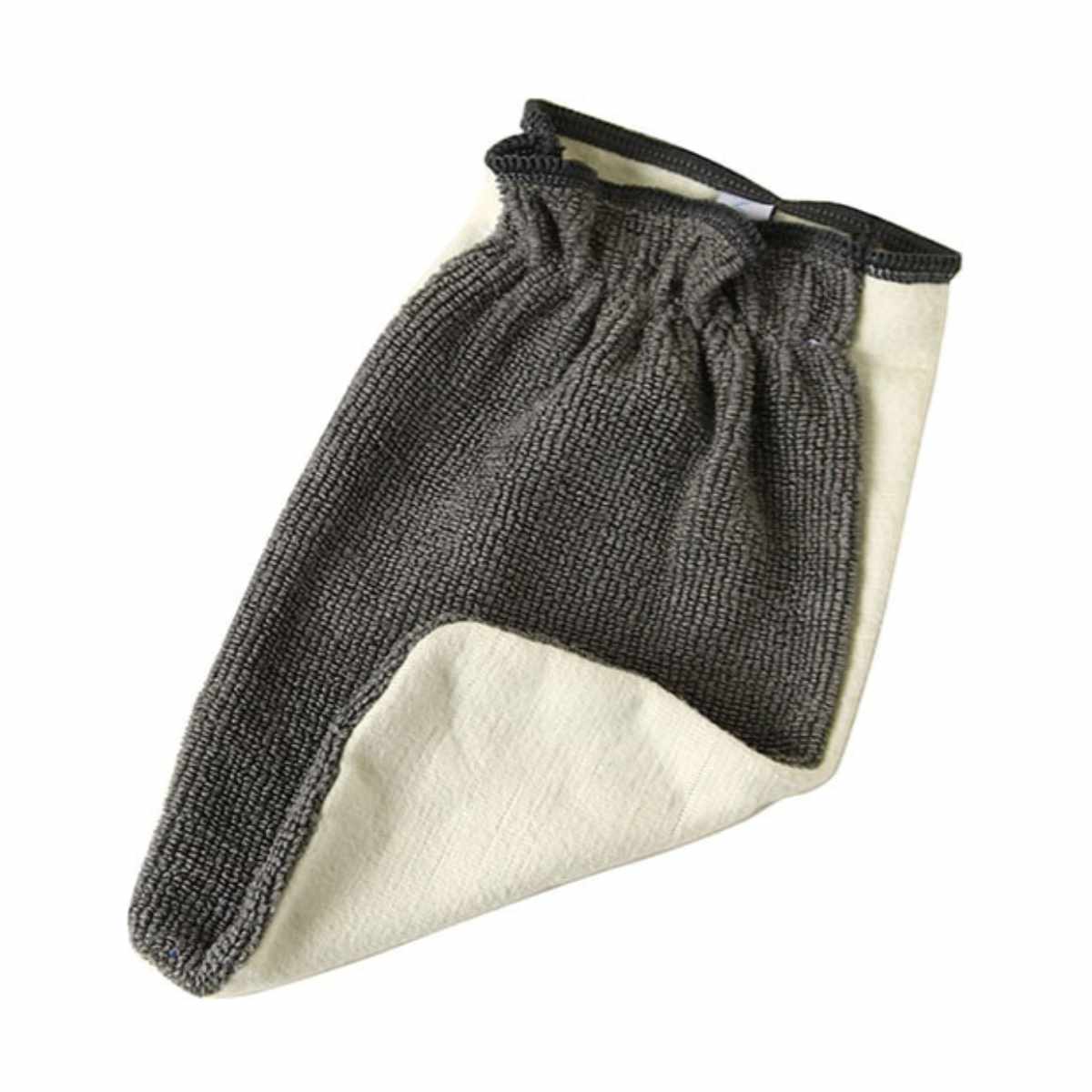 ふきん マルチグローブ 両面色違い 掃除 水だけで簡単 洗濯機OK 多用途 ( 手袋タイプ クロス 掃除用 雑巾 水だけでOK 拭き掃除 ほこり 鏡 掃除用品 掃除グッズ ) 【グレークリーム】 グレークリーム