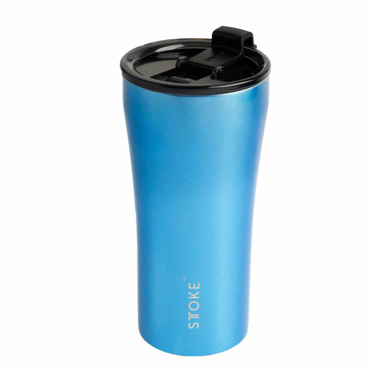 STTOKE ストーク タンブラー Gサイズ 16oz 470ml ( 保温 保冷 蓋付き 真空構造 完全密封 こぼれない おしゃれ 溢れない 真空断熱 水筒 コーヒー 持ち運び かわいい おすすめ プレゼント ギフト 密封 ) 【クロムブルー】 クロムブルー