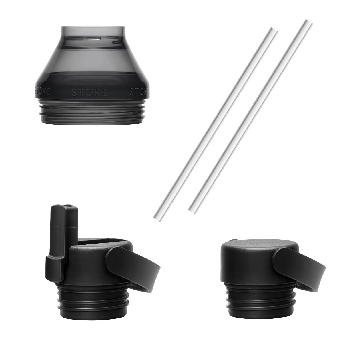 STTOKE ストーク ハイドレート&エクステンションセット ( ストロー フタ 蓋 ヨガ ジム Gサイズ Lサイズ 完全止水 ストローキャップ ボトル キャップ スポーツ 容量 替えキャップ マグボトル マイボトル ドリンクボトル )