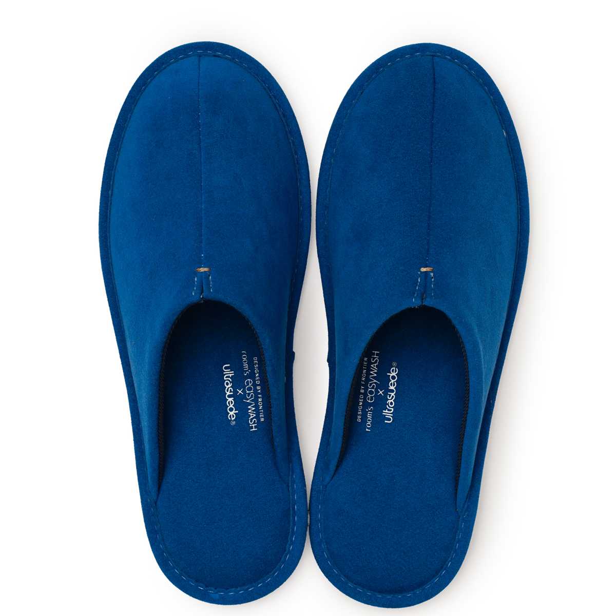 スリッパ ルームズイージーウォッシュ ウルトラスエード M L 22.5~27.0cm 洗える ( ルームシューズ 室内 来客用 人工皮革 ユニセックス EVAソール スエード調 合皮 トイレ サロン おしゃれ レディース メンズ オールシーズン ) 【コズミック L】 コズミック L