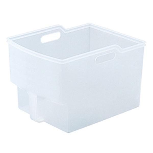 キッチン収納ケース 吊り戸棚ボックスワイド 幅24cm 4個セット ( キッチンストッカー 取っ手付き 吊戸棚 ケース 吊戸棚ボックス 吊り戸棚ストッカー 吊戸棚収納 戸棚収納 収納BOX 吊り戸棚 キッチン 収納 整理ケース ボックス ) 【クリア】 クリア