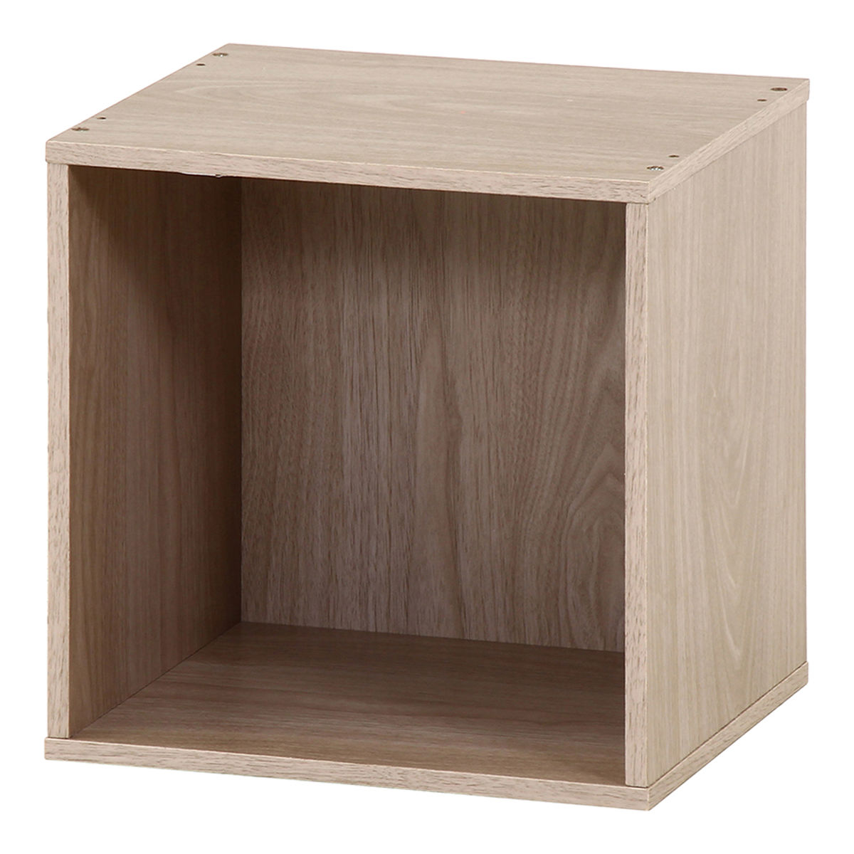 カラーボックス 幅34.5cm 同色2個セット キューブ型 組み合わせラック ( オープンラック キューブボックス ラック ディスプレイラック 収納 組み合わせ 収納ラック ユニットボックス 収納ボックス 積み重ね おしゃれ ) 【アッシュグレー】 アッシュグレー