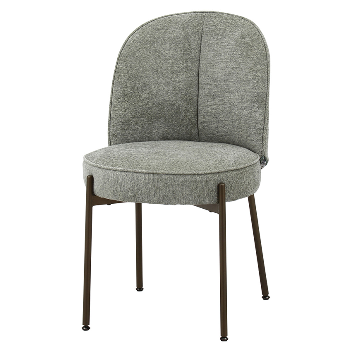 ダイニングチェア 座面高48cm ミオ ( 食卓椅子 チェア チェアー イス 椅子 いす ダイニング 肘なし アームレス ファブリック 完成品 食卓 リビング おしゃれ リビングチェア リビングチェアー ) 【グリーン】 グリーン