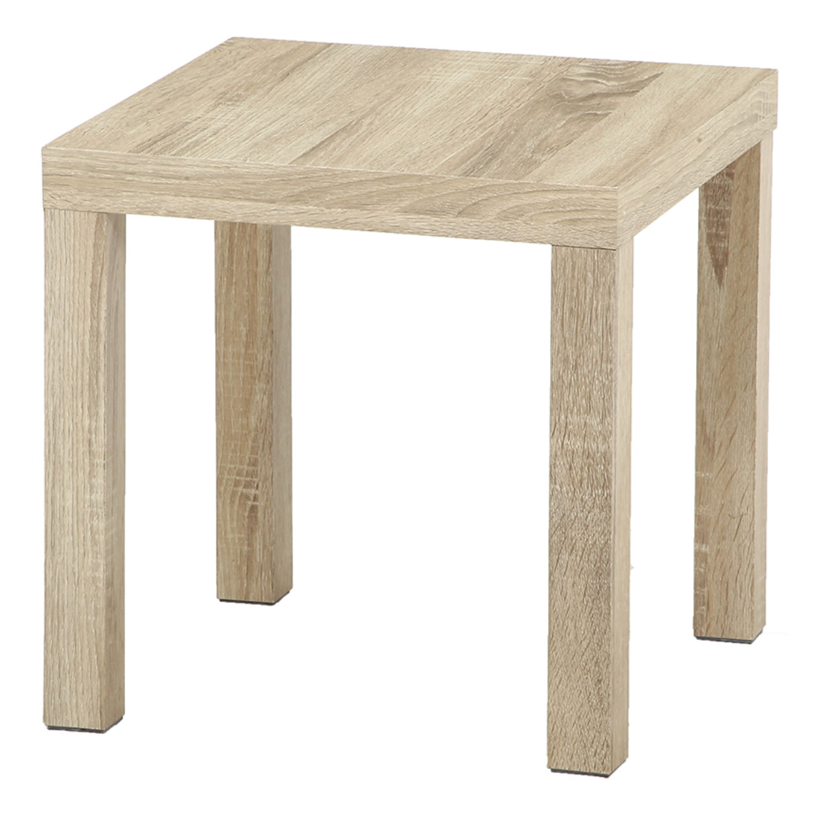 ミニテーブル スクエア 幅40×奥行40×高さ40cm キューブテーブル ( 木目調 キューブ 正方形 四角 テーブル サイドテーブル コンパクト ナイトテーブル ソファ ベッド 横 ナチュラル ホワイト ブラウン ) 【ナチュラル】 ナチュラル