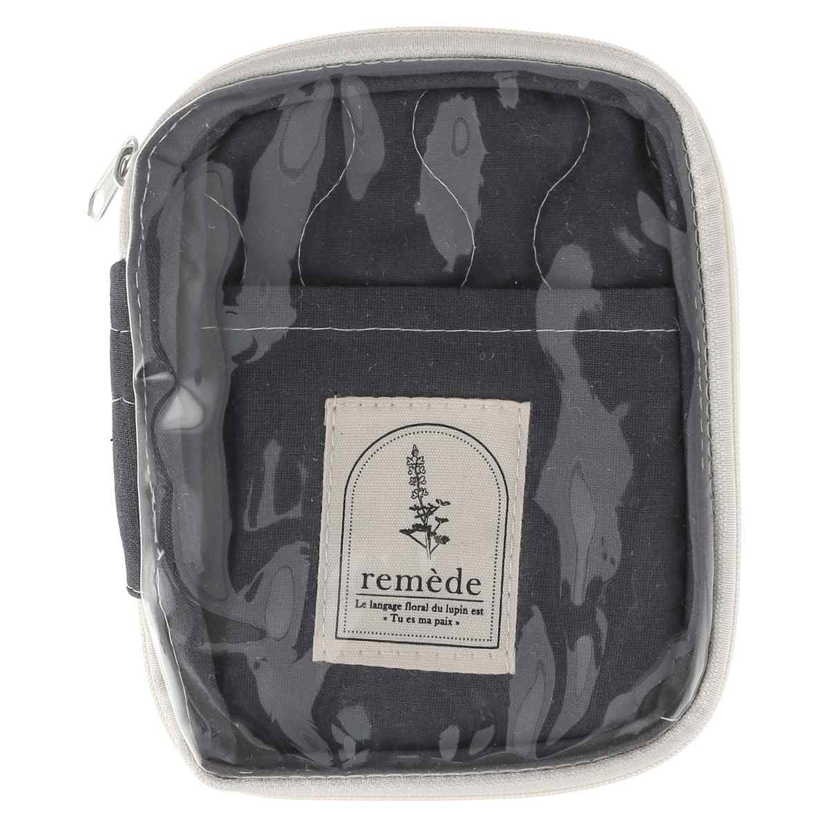 アクスタ 収納 推し活 アクスタケース ポーチ クリアポケット 持ち運び ( レッド オレンジ イエロー ピンク グリーン ブルー パープル アイボリー グレー 推し活グッズ 推し ファスナー かわいい おしゃれ 壁掛け 飾れる ) 【グレー】 グレー