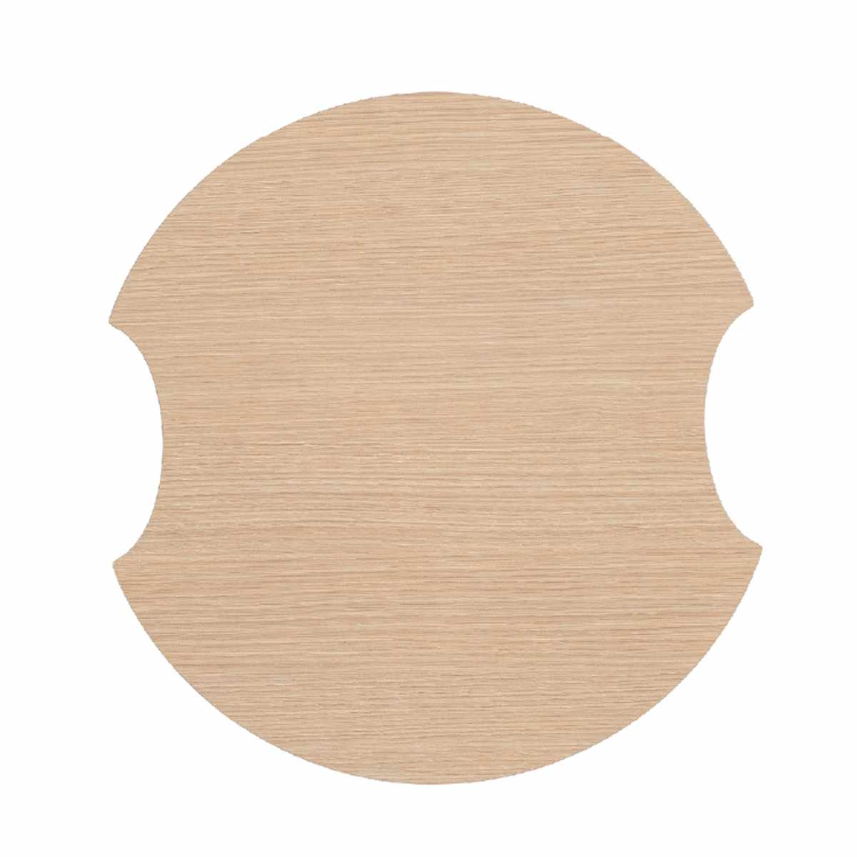 ふたカバー CURVER Knit ラウンドバスケット 30L用 ( カーバー ラウンドバスケット用 30L 蓋カバー ふた ラウンド専用 ニットバスケット フタ スタッキング サイドテーブル 小物置き 木目 )